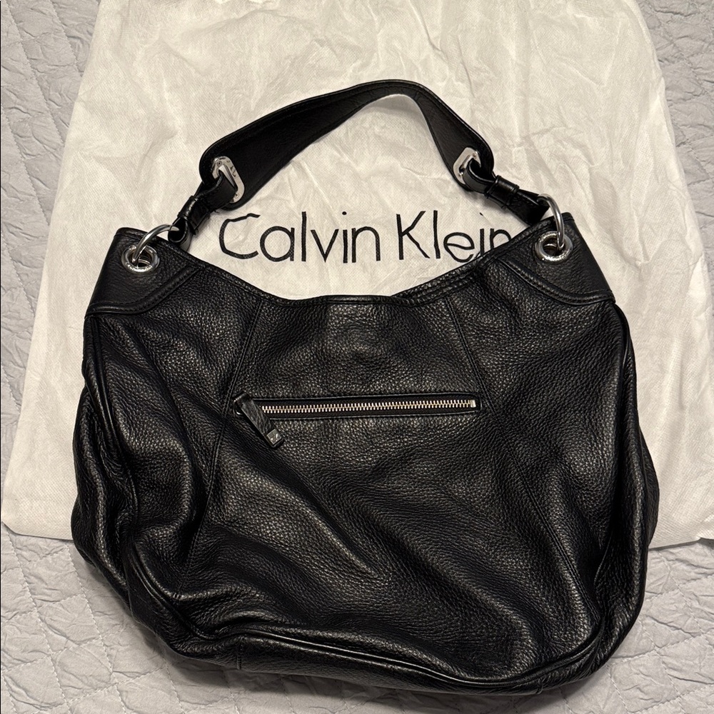 Calvin Klein Black Hobo Bag